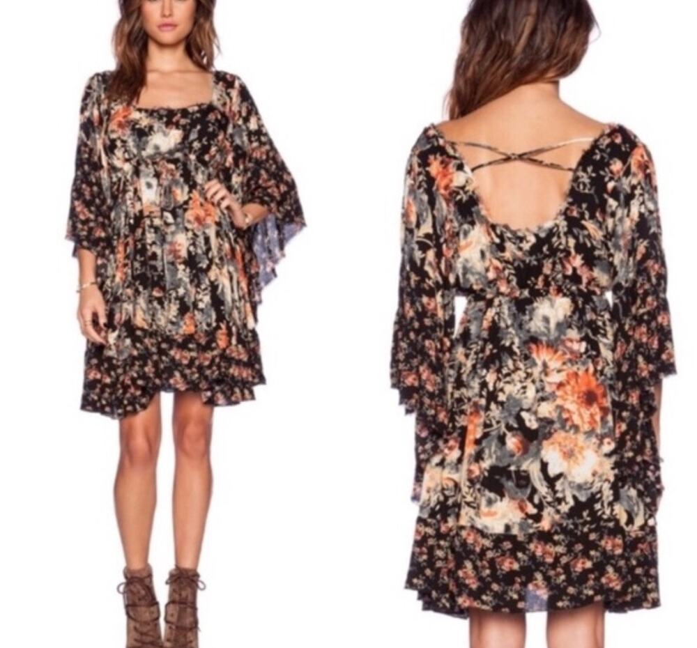 Revolve Free People Heart of Gold Mini Dress